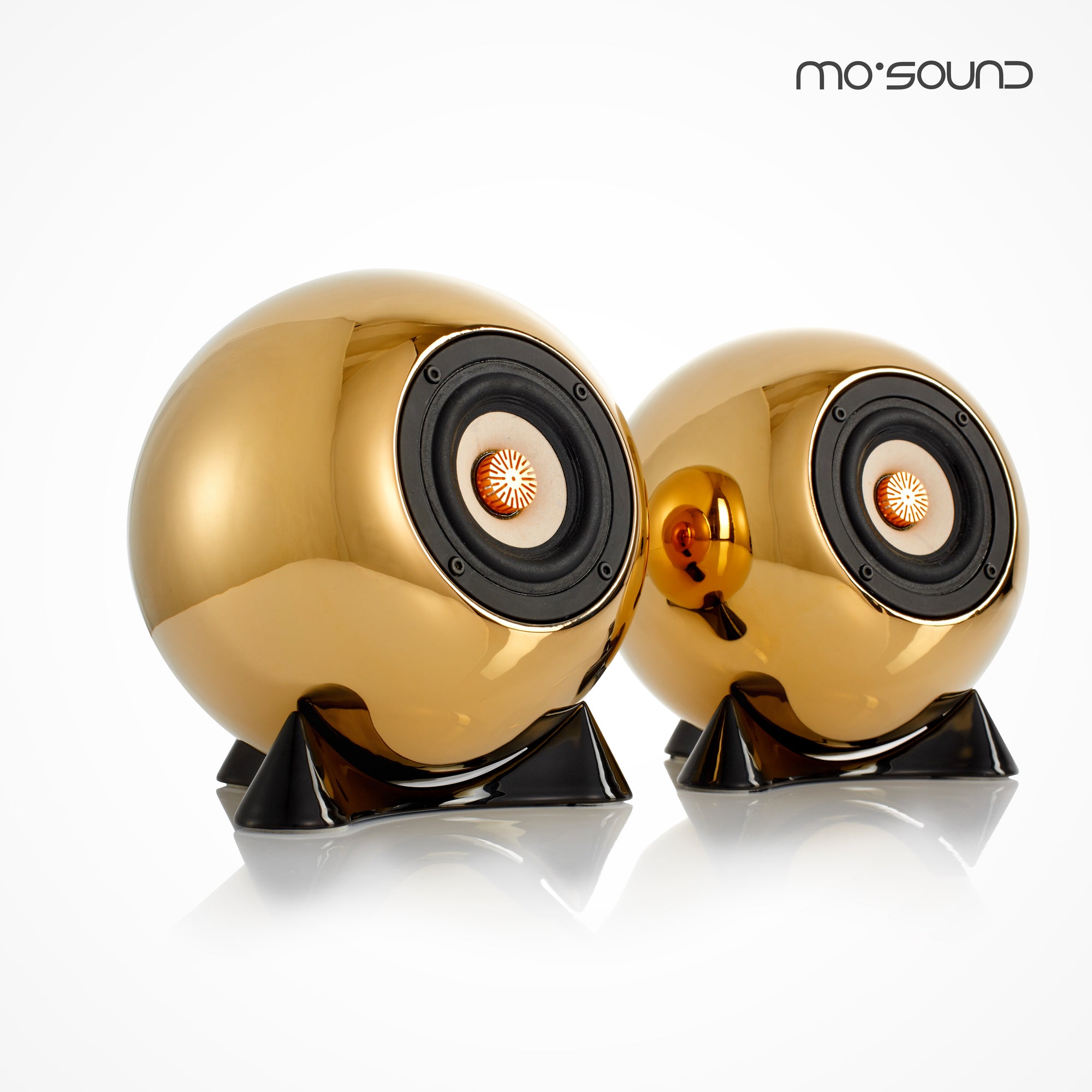 mo° sound - ball speaker superior - gold